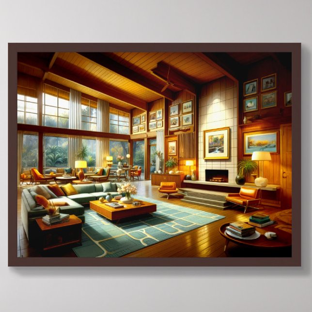 Póster Interior arquitectónico moderno de mediados del si (Subido por el creador)