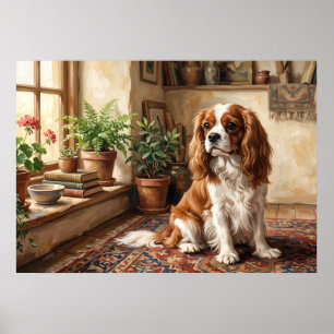 Póster Interior de cabaña de Cavalier King Charles Spanie