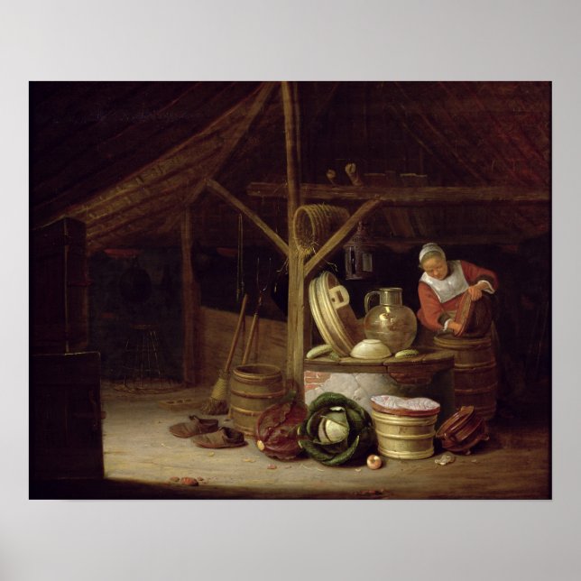 Póster Interior de cocina (Frente)