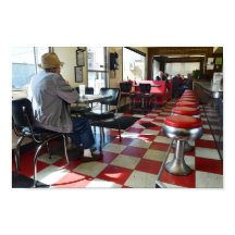 Interior de Diner Vintage