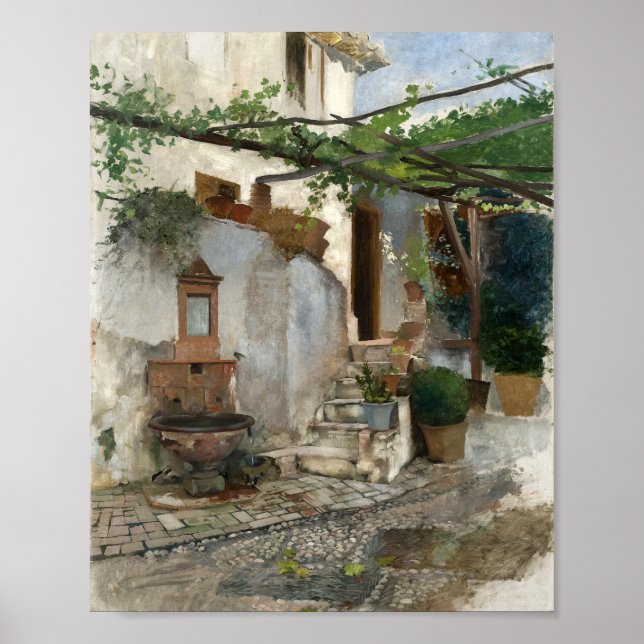 Póster Interior de granja del sur de España | Hugo Birger (Frente)