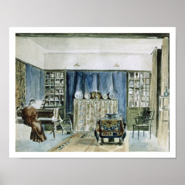 Póster Interior de Kelmscott Manor (p/c en papel) (Frente)