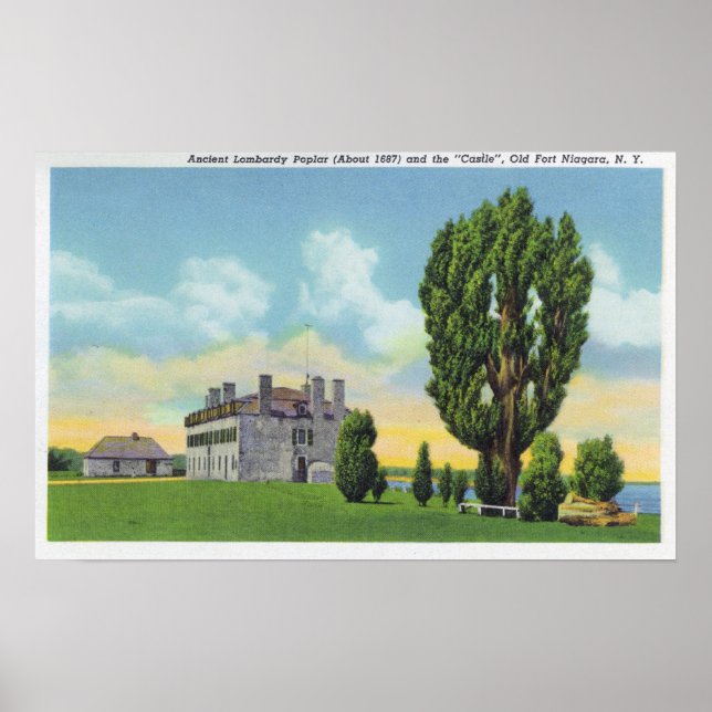 Póster Interior de la capilla jesuita en el viejo castill (Frente)