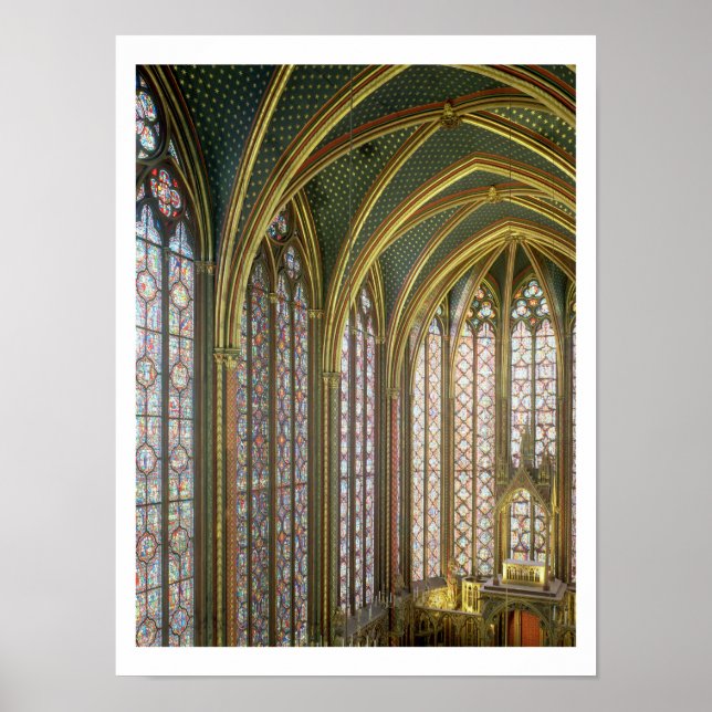 Póster Interior de la capilla superior mirando hacia el e (Frente)
