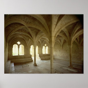 Póster Interior de la Casa Capítulo, siglos XII-XIII