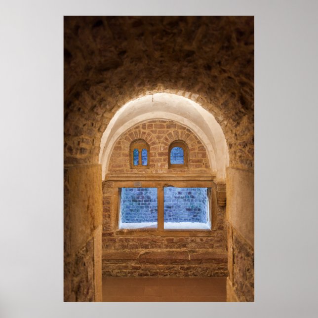 Póster Interior de la casa de baños Mikve (Frente)