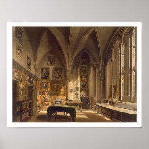 Póster Interior de la casa del capítulo, ilustracion de t