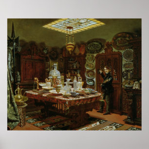 Póster Interior de la colección de monsieur Sauvageot