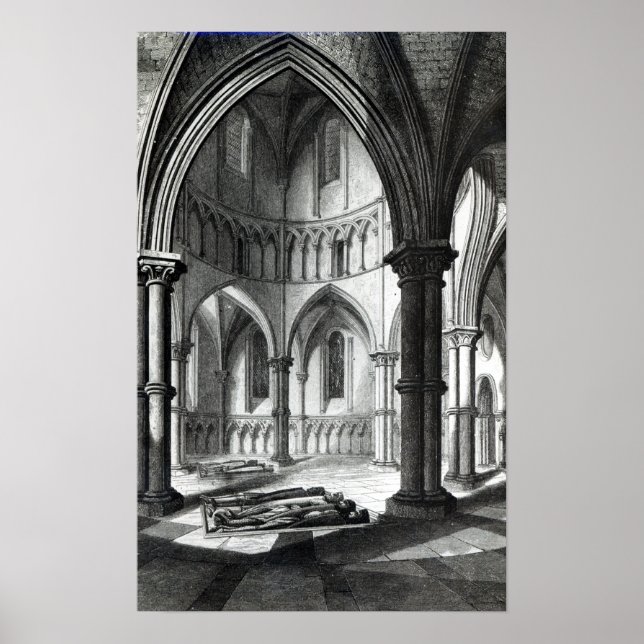 Póster Interior de la Iglesia del Templo (Frente)