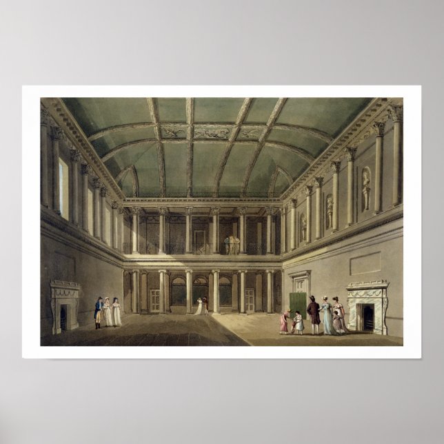 Póster Interior de la Sala de Conciertos, de 'Bath Illust (Frente)