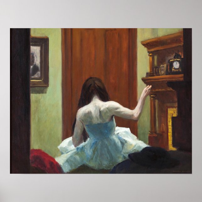 Póster Interior de Nueva York | Edward Hopper | (Frente)