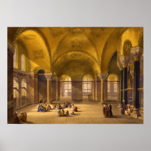 Póster Interior de Santa Sofía