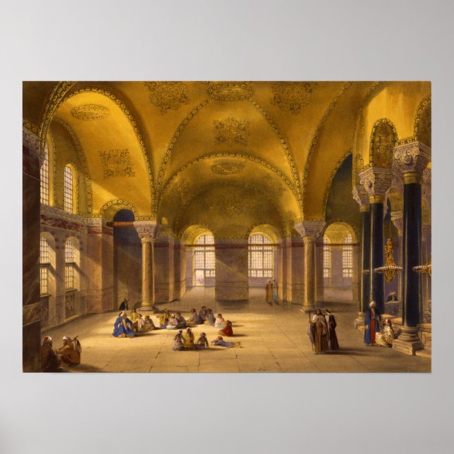 Póster Interior de Santa Sofía (Frente)