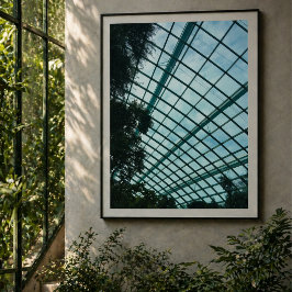 Póster Interior del Domo de Vidrio del Bosque Nuboso