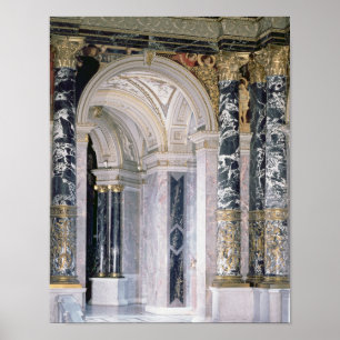 Póster Interior del museo de Kunsthistorisches
