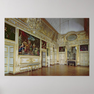 Póster Interior del Salon de l'Oeil de Boeuf