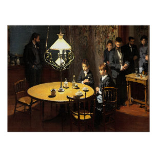 Póster Interior, después de la cena