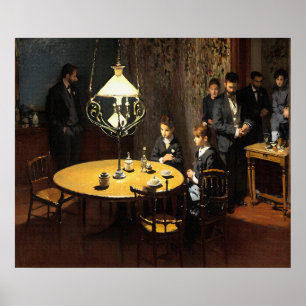 Póster Interior, después de la cena