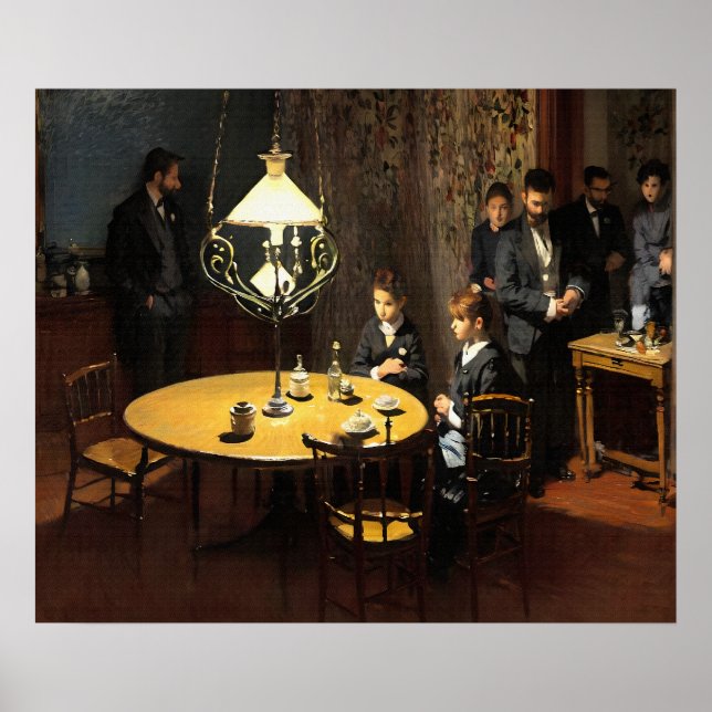 Póster Interior, después de la cena (Frente)