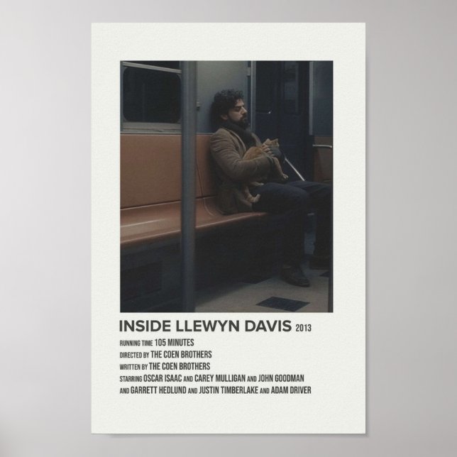 Póster interior llewyn davis 2013 (Frente)