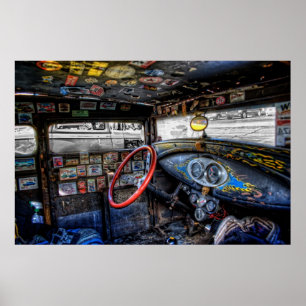 Póster Interior loco de la rata