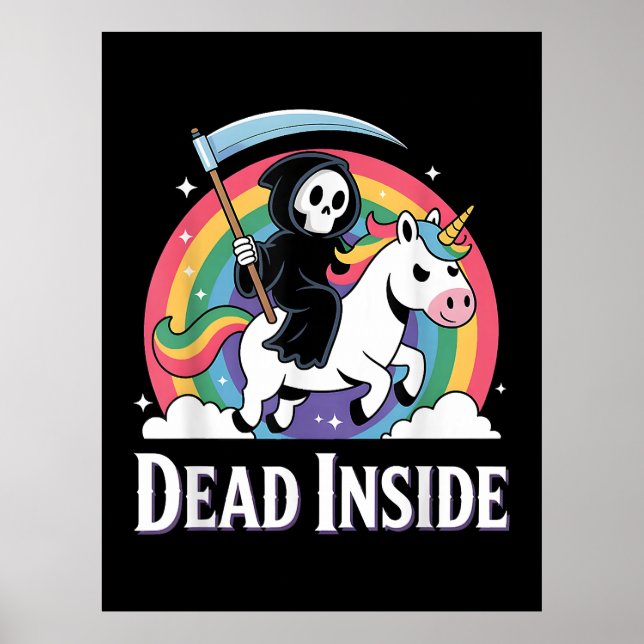 Póster Interior muerto (Frente)