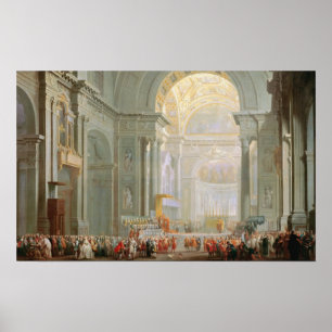 Póster Interior of a St. Peter's, Rome