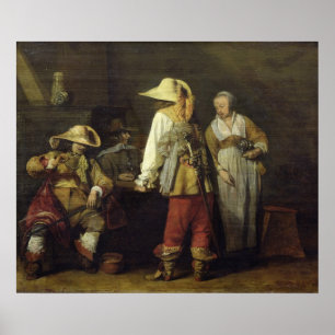 Póster Interior of an Inn, 1636