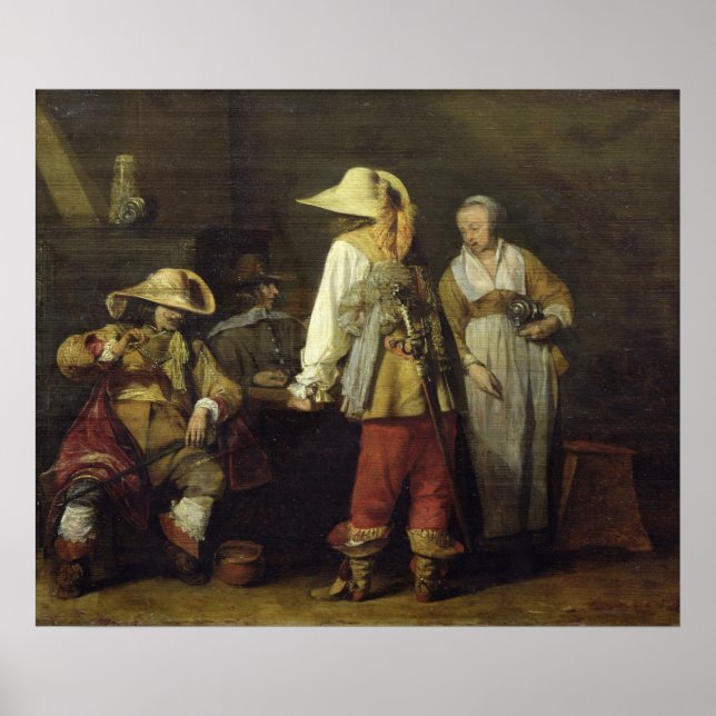 Póster Interior of an Inn, 1636 (Frente)