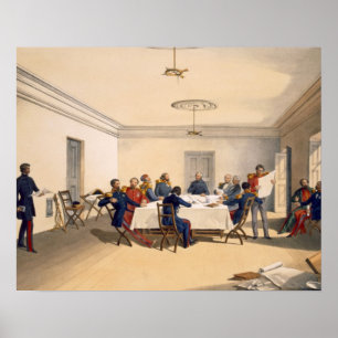 Póster Interior of Lord Raglan's Head Quarters, plate fro
