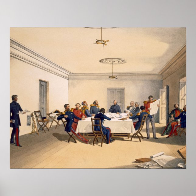 Póster Interior of Lord Raglan's Head Quarters, plate fro (Frente)