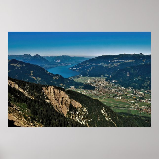 Póster Interlaken y Thunersee (Frente)