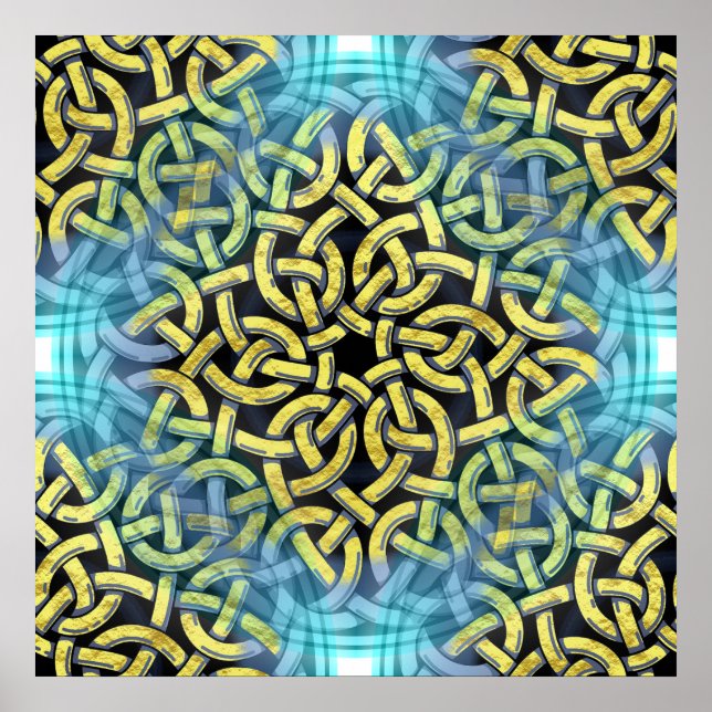 Póster Interlineado Trim de Oro de Victoria (Frente)