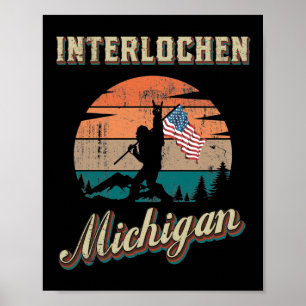 Póster Interlochen Michigan