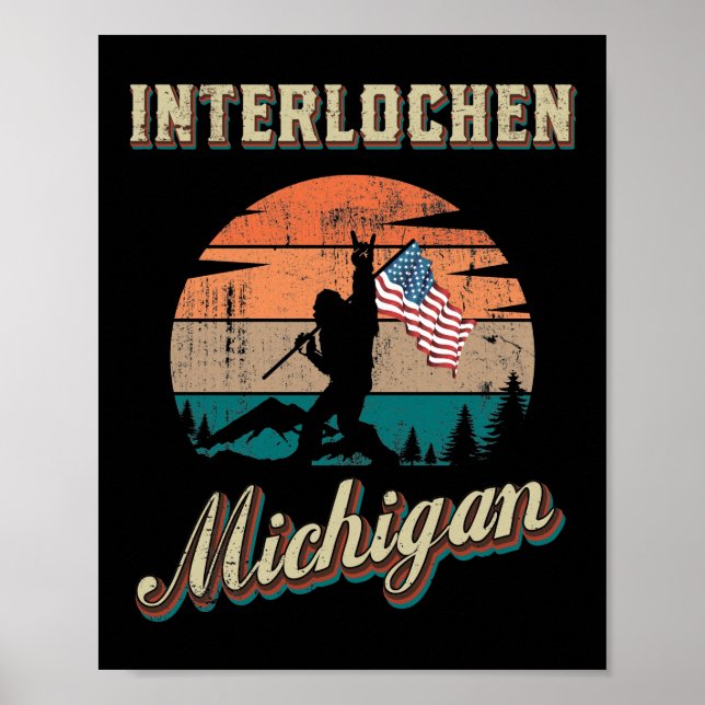 Póster Interlochen Michigan (Frente)