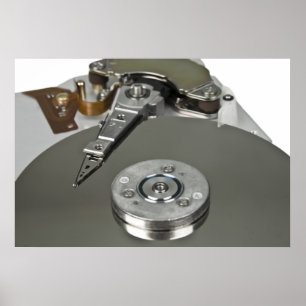 Póster Internals de una unidad de disco duro