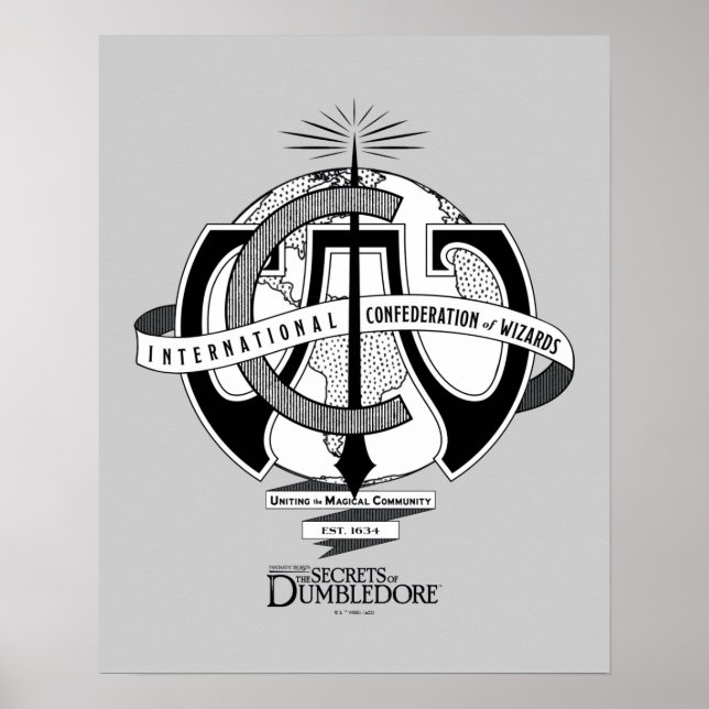 Póster International Confederation of Wizards Logo (Frente)