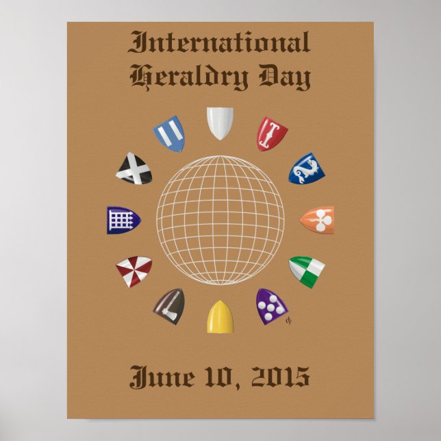 Póster International Heraldry Day 2015 (Frente)
