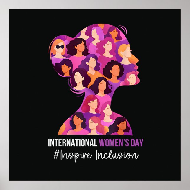 Póster International Women's Day 8 March  (Frente)