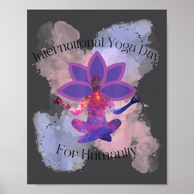 Póster International Yoga Day For Humanity  (Frente)