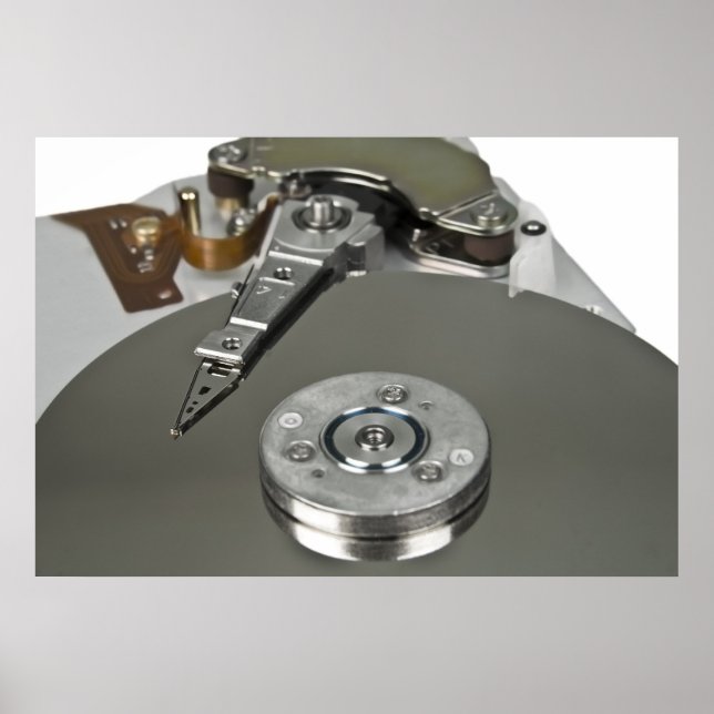 Póster Internos de una unidad de disco duro (Frente)