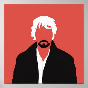 Póster Interpretación minimalista