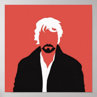 Póster Interpretación minimalista