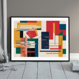 Póster Interrupción de cuadrícula