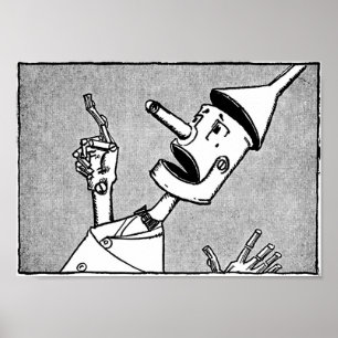 Póster Interruptor de Nick el leñador de la lata