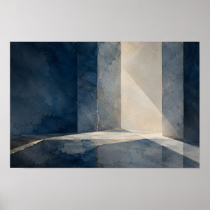 Póster Intervalo Azul — Aurema (Paisaje)