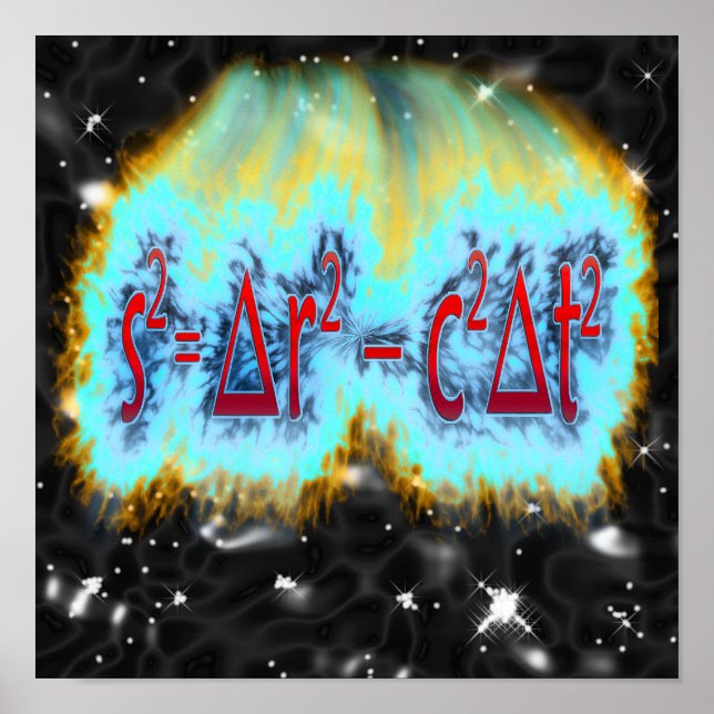 Póster Intervalo de tiempo de espacio (Frente)