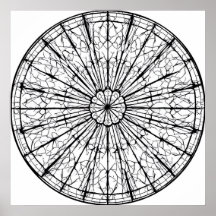 Intricate Symmetrical Pattern: Radial Mandala