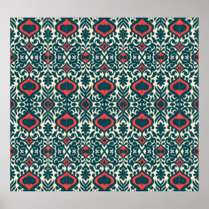 Póster Intriga de Ikat: Damasco de época oriental