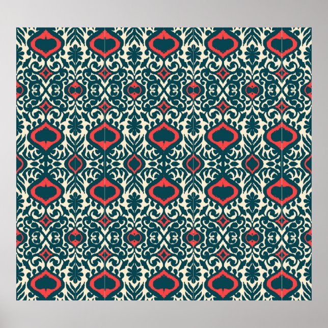 Póster Intriga de Ikat: Damasco de época oriental (Frente)